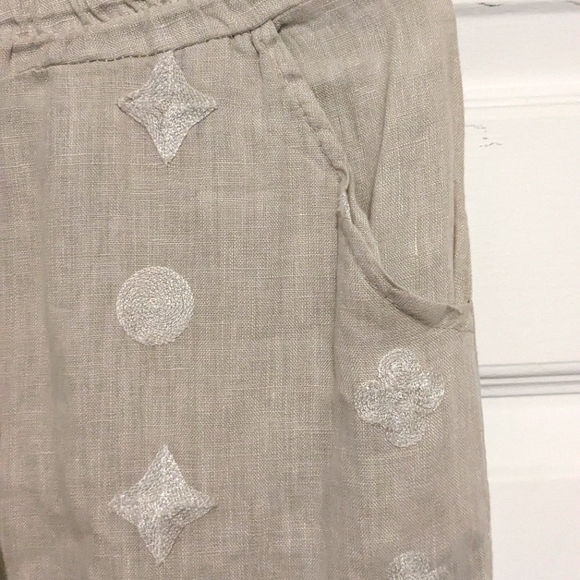 Linen Capris - Made in Italy - Small - Picture 2 of 7